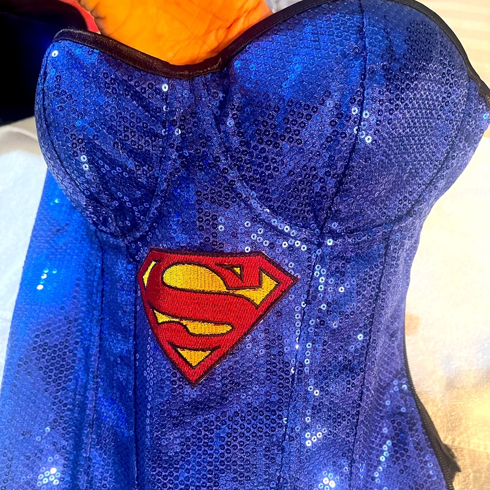 Supergirl corset Halloween costume